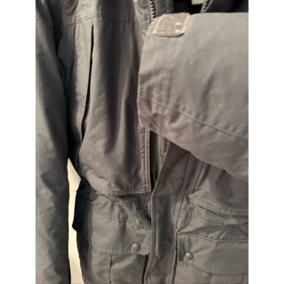 L.L.‎ Bean Baxter State Goose Down Winter Parka Men's Size Med Gray Full Zip - Picture 5 of 10